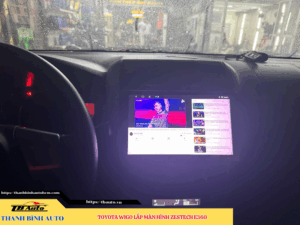Toyota Wigo gắn màn hình Zestech E360 3 Toyota Wigo gắn màn hình Zestech E360 TB Auto