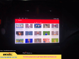 Toyota Wigo 2019 lên màn hình Zestech Z18 Thanh Bình Auto