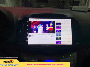 Hyundai Avante lên màn hình Zestech Z18 360 Thanh Bình Auto