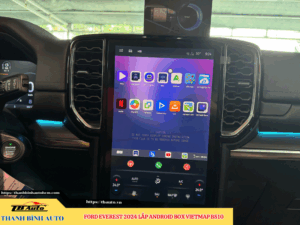 Ford Everest 2024 gắn Android Box Vietmap BS10 Thanh Bình Auto