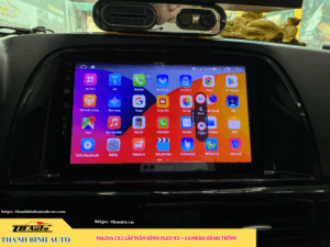 Mazda CX-5 lên màn hình Oled X4 + Camera hành trình Thanh Bình Auto