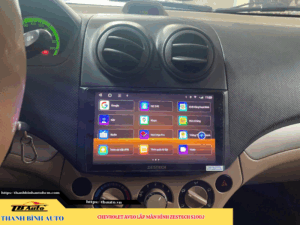 Chevrolet Aveo gắn màn hình Zestech S100J 3 Chevrolet Aveo gắn màn hình Zestech S100J Thanh Bình Auto