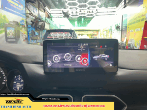 Mazda CX5 lên màn hình liền khối 2 hệ Zestech MLK Thanh Bình Auto