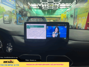 Mazda CX5 lên màn hình liền khối 2 hệ Zestech MLK Thanh Bình Auto