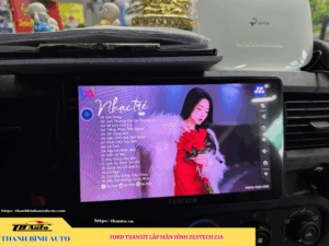 Ford Transit lên màn hình Zestech Z18 3 Ford Transit lên màn hình Zestech Z18 Thanh Bình Auto