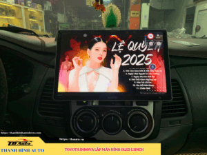 Toyota Innova lắp màn hình Oled 13inch 3 Toyota Innova lắp màn hình Oled 13inch Thanh Bình Auto