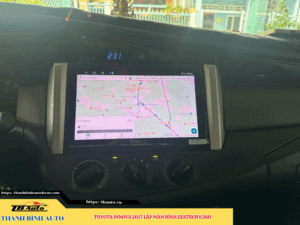Toyota Innova 2017 gắn màn hình Zestech E360 Thanh Bình Auto