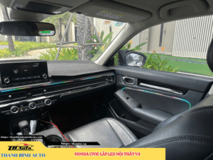 Honda Civic gắn Led nội thất V4 Thanh Bình Auto