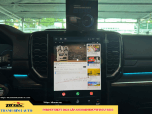 Ford Everest 2024 gắn Android Box Vietmap BS10 Thanh Bình Auto