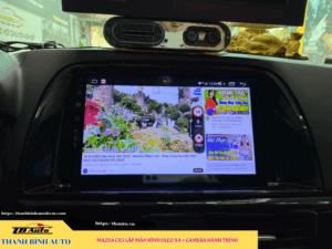 Mazda CX-5 lên màn hình Oled X4 + Camera hành trình Thanh Bình Auto