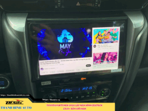Toyota Fortuner 2024 lên màn hình Zestech ZX10+ Bản Giới Hạn Thanh Bình Auto