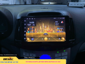 Hyundai Avante lên màn hình Zestech Z18 360 Thanh Bình Auto