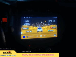 Toyota Wigo 2019 lên màn hình Zestech Z18 Thanh Bình Auto