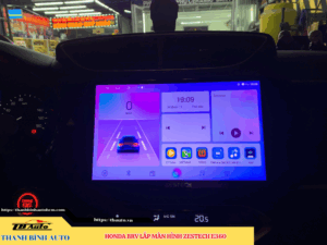 Honda BRV lên màn hình Zestech E360 1 Honda BRV lắp màn hình Zestech E360 Thanh Bình Auto
