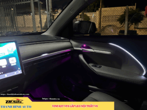 VinFast VF6 lắp Led nội thất V4 Thanh Bình Auto
