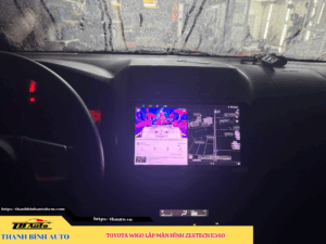 Toyota Wigo gắn màn hình Zestech E360 5 Toyota Wigo gắn màn hình Zestech E360 TB Auto
