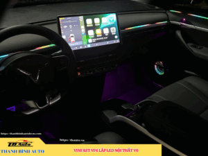 VinFast VF6 lắp Led nội thất V4 Thanh Bình Auto