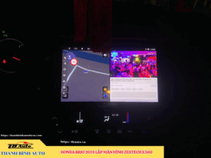 Honda Brio 2019 lên màn hình Zestech E360 Thanh Bình Auto