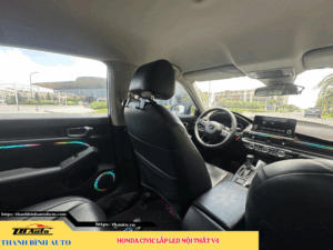 Honda Civic gắn Led nội thất V4 Thanh Bình Auto