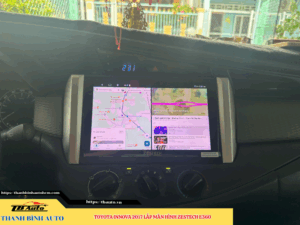 Toyota Innova 2017 gắn màn hình Zestech E360 Thanh Bình Auto