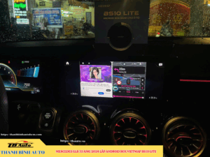 Mercedes GLB 35 AMG gắn Android Box Vietmap BS10 Lite Thanh Bình Auto