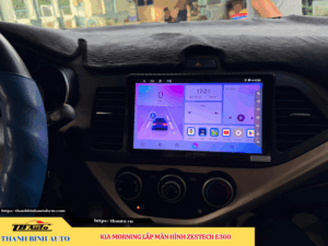Kia Morning lên màn hình Zestech E360 1 Kia Morning lên màn hình Zestech E360 Thanh Bình Auto