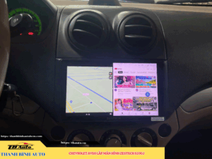 Chevrolet Aveo gắn màn hình Zestech S100J 6 Chevrolet Aveo gắn màn hình Zestech S100J Thanh Bình Auto
