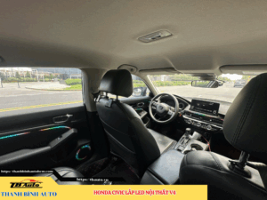 Honda Civic gắn Led nội thất V4 Thanh Bình Auto