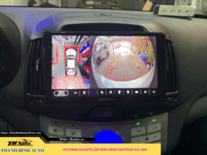 Hyundai Avante lên màn hình Zestech Z18 360 Thanh Bình Auto