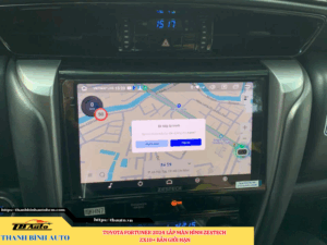 Toyota Fortuner 2024 lên màn hình Zestech ZX10+ Bản Giới Hạn Thanh Bình Auto