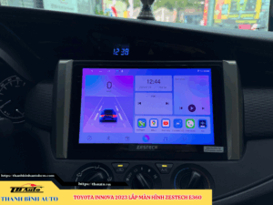 Toyota Innova 2023 lên màn hình Zestech E360 Thanh Bình Auto