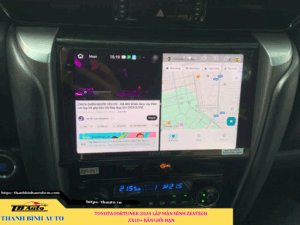 Toyota Fortuner 2024 lên màn hình Zestech ZX10+ Bản Giới Hạn Thanh Bình Auto