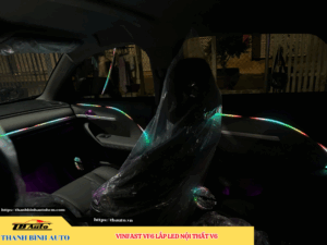 VinFast VF6 lắp Led nội thất V4 Thanh Bình Auto