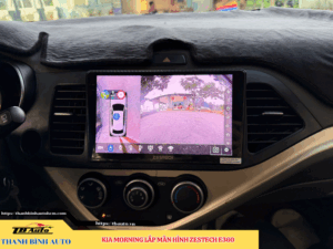 Kia Morning lên màn hình Zestech E360 6 Kia Morning lên màn hình Zestech E360 Thanh Bình Auto