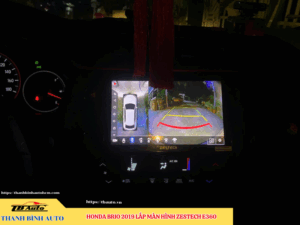 Honda Brio 2019 lên màn hình Zestech E360 Thanh Bình Auto