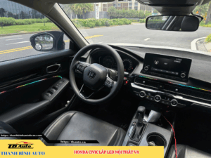 Honda Civic gắn Led nội thất V4 Thanh Bình Auto