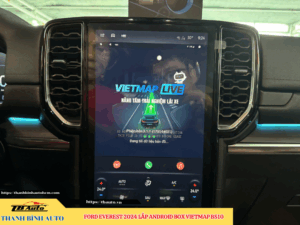 Ford Everest 2024 gắn Android Box Vietmap BS10 Thanh Bình Auto