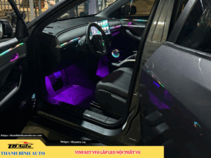 VinFast VF6 lắp Led nội thất V4 Thanh Bình Auto