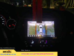 Honda Brio 2019 lên màn hình Zestech E360 Thanh Bình Auto