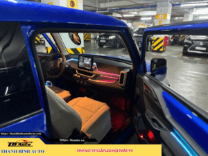 VinFast VF3 gắn Led nội thất V4 5 VinFast VF3 gắn Led nội thất V4 Thanh Bình Auto
