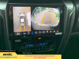 Toyota Fortuner 2024 lên màn hình Zestech ZX10+ Bản Giới Hạn Thanh Bình Auto