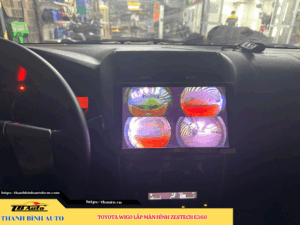 Toyota Wigo gắn màn hình Zestech E360 6 Toyota Wigo gắn màn hình Zestech E360 TB Auto