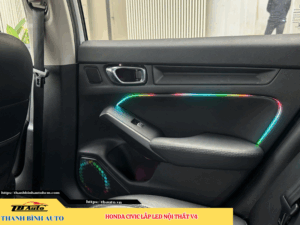 Honda Civic gắn Led nội thất V4 Thanh Bình Auto