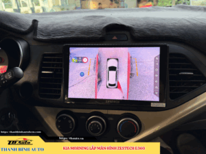 Kia Morning lên màn hình Zestech E360 9 Kia Morning lên màn hình Zestech E360 Thanh Bình Auto