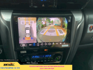 Toyota Fortuner 2024 lên màn hình Zestech ZX10+ Bản Giới Hạn Thanh Bình Auto