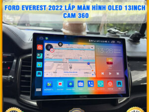 Ford Everest 2022 lên màn hình Oled 13inch Cam 360 Thanh Bình Auto
