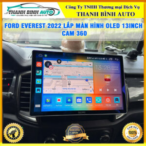 Ford Everest 2022 lên màn hình Oled 13inch Cam 360 Thanh Bình Auto