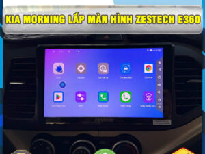 Kia Morning lên màn hình Zestech E360 Thanh Bình Auto