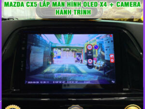 Mazda CX5 lắp màn hình Oled X4 + Camera hành trình Thanh Bình Auto