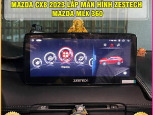 Mazda CX8 2023 lên màn hình Zestech MLK 360 Thanh Bình Auto